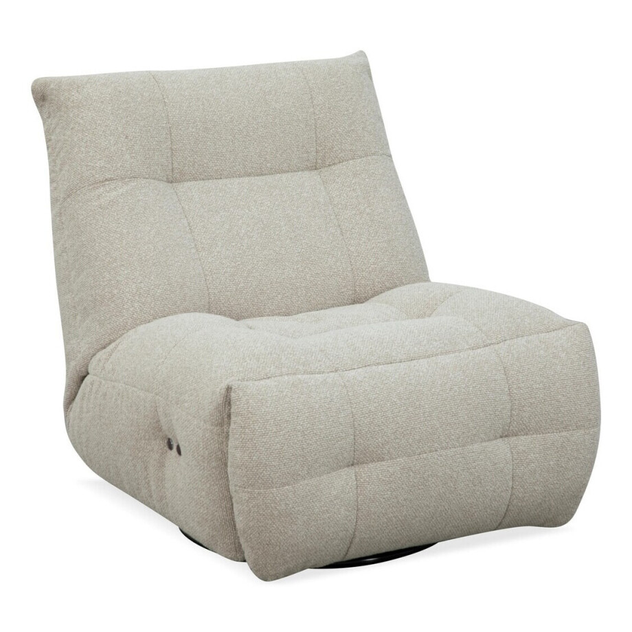 LABEL51 Draaifauteuil 'Relax & Recharge' Bouclé, kleur Naturel afbeelding 1