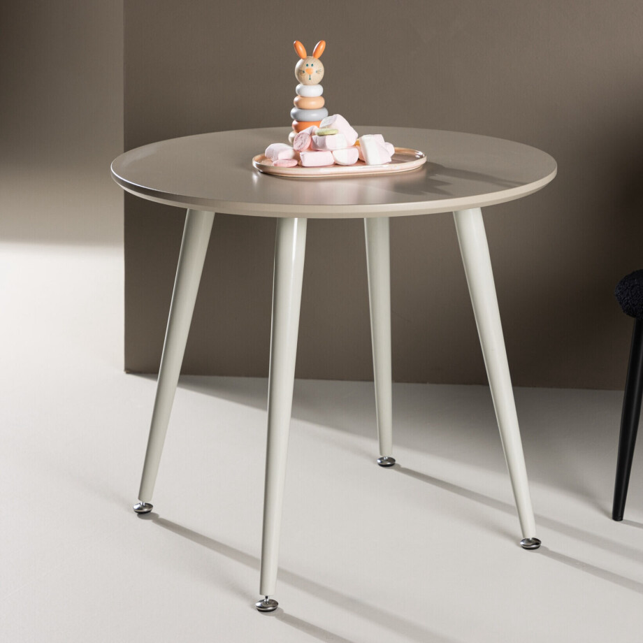 Nohr Ronde Kindertafel 'Quennel' 60cm, kleur Beige afbeelding 1