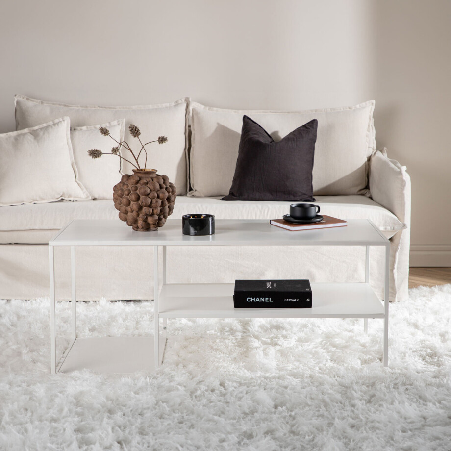 Nohr Salontafel 'Keonte' 120 x 50cm, kleur Wit afbeelding 1