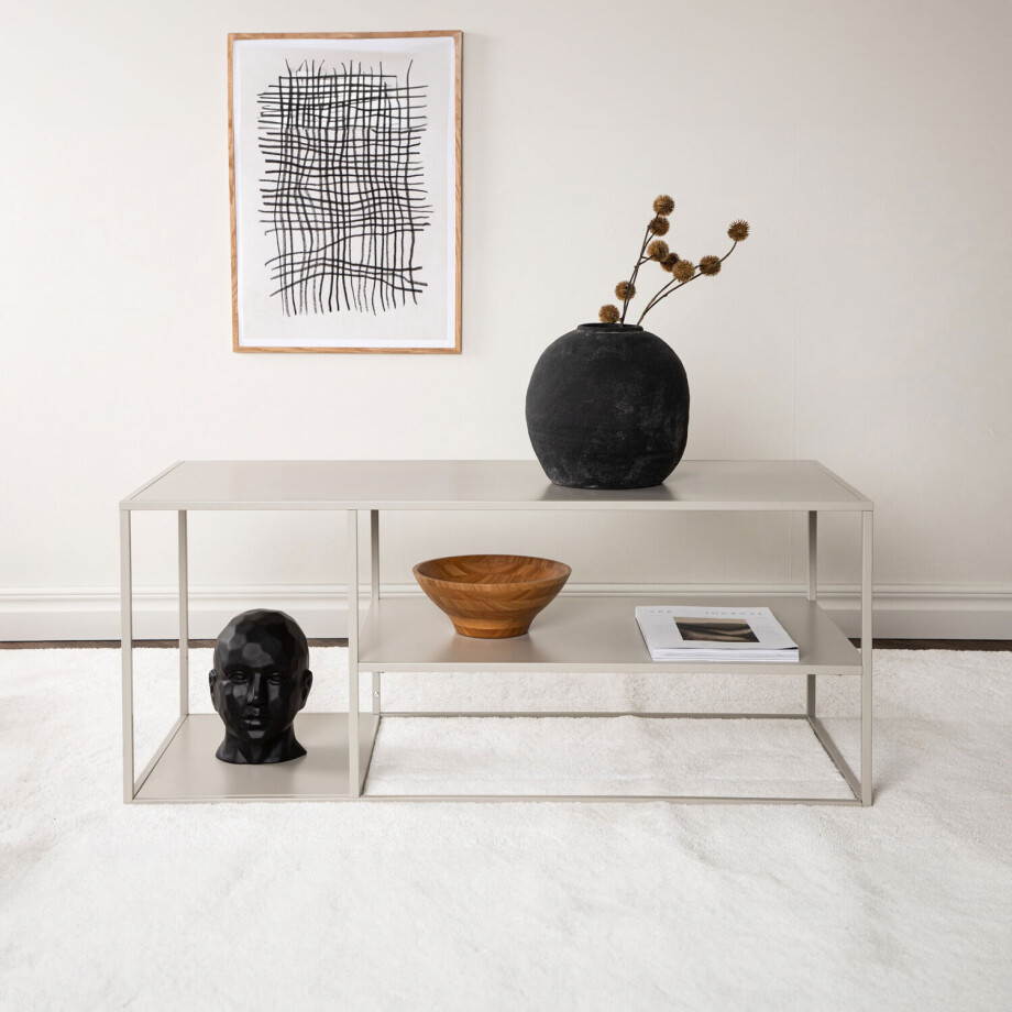 Nohr Salontafel 'Keonte' 120 x 50cm, kleur Beige afbeelding 1