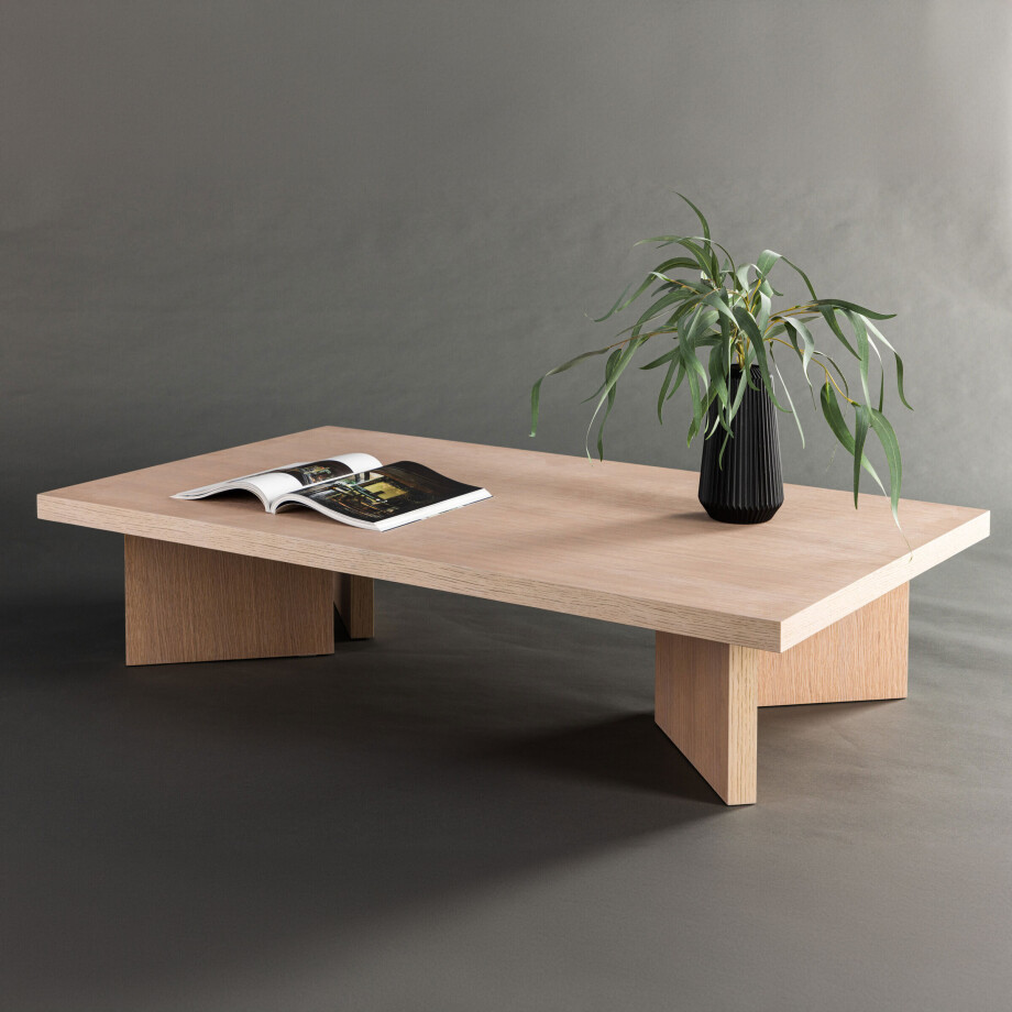 Nohr Salontafel 'Navarro' 140 x 80cm, kleur Whitewash afbeelding 1