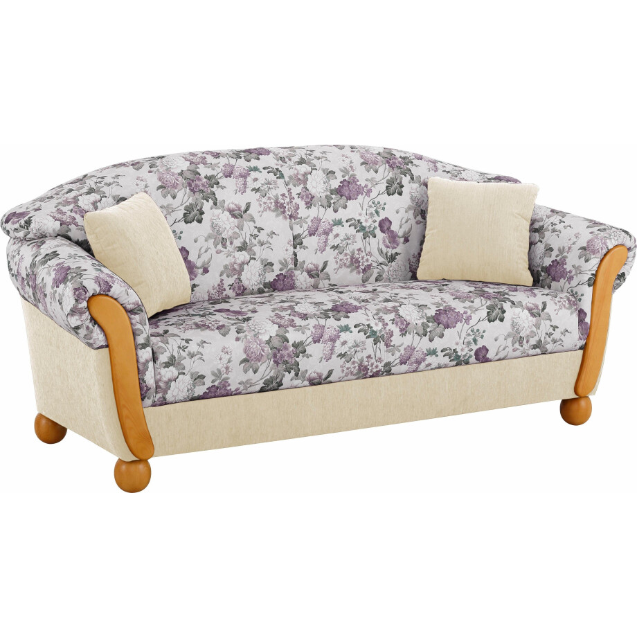 Home affaire 2-zitsbank Milano, comfortabel door de binnenvering, compacte afmetingen: Breedte 159cm afbeelding 1