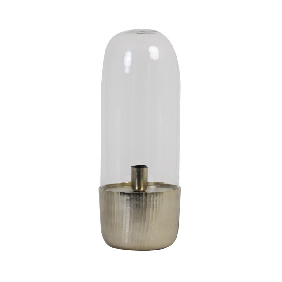 Light & Living Tafellamp 'Kalema', glas goud afbeelding 