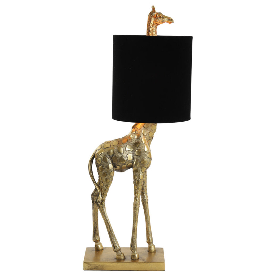 Light & Living Tafellamp 'Giraffe' 68cm, kleur Zwart afbeelding 1