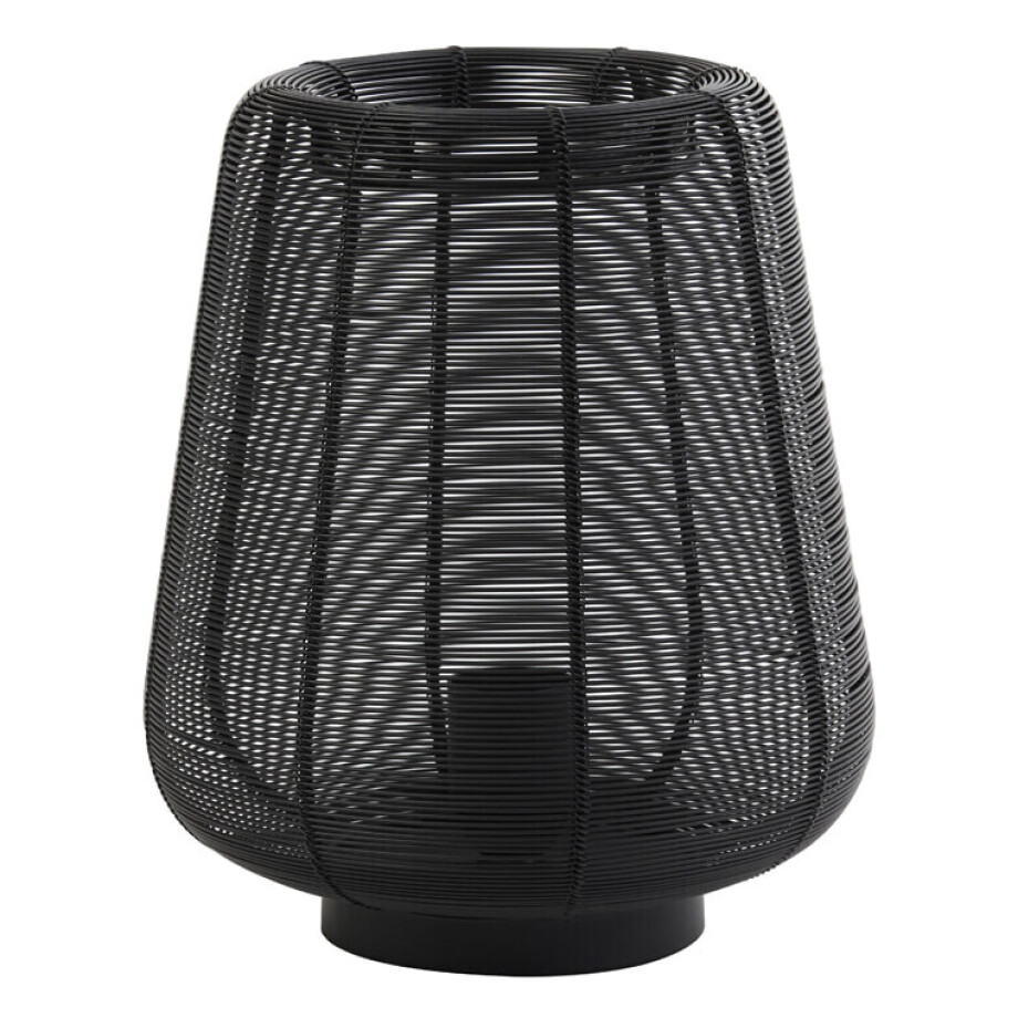 Light & Living Tafellamp 'Adeta' 22cm, mat zwart Light & Living Tafellamp 'Adeta' 22cm, mat zwart afbeelding 1