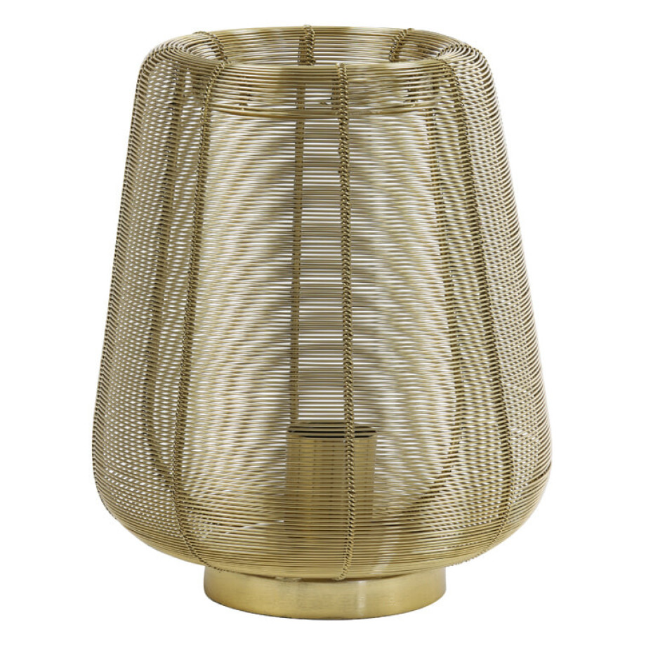 Light & Living Tafellamp 'Adeta' 22cm, goud afbeelding 1