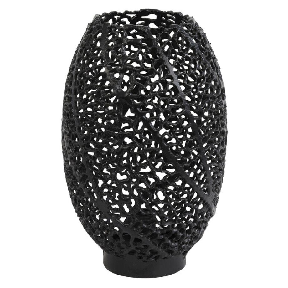 Light & Living Tafellamp 'Sinula' 24cm, mat zwart afbeelding 1