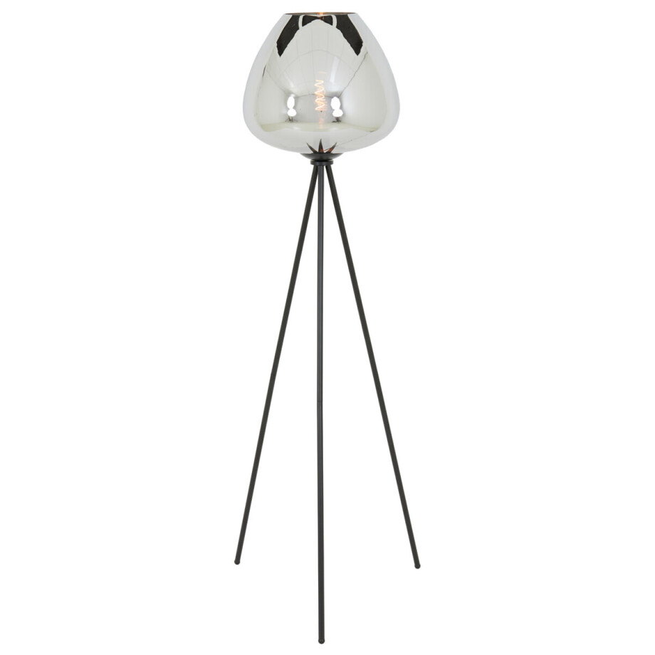 Light & Living Vloerlamp 'Mayson' kleur Mat Zwart Light & Living Vloerlamp 'Mayson' kleur Mat Zwart afbeelding 1