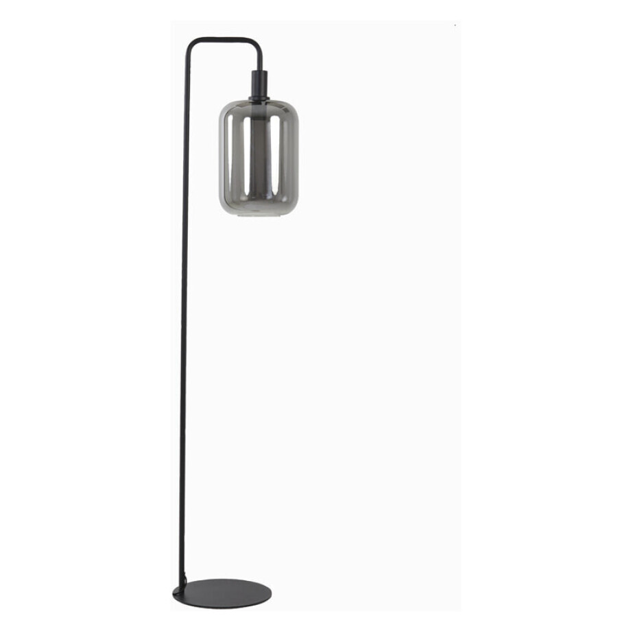 Light & Living Vloerlamp 'Lekar' 155cm, kleur Zwart Light & Living Vloerlamp 'Lekar' 155cm, kleur Zwart afbeelding 1
