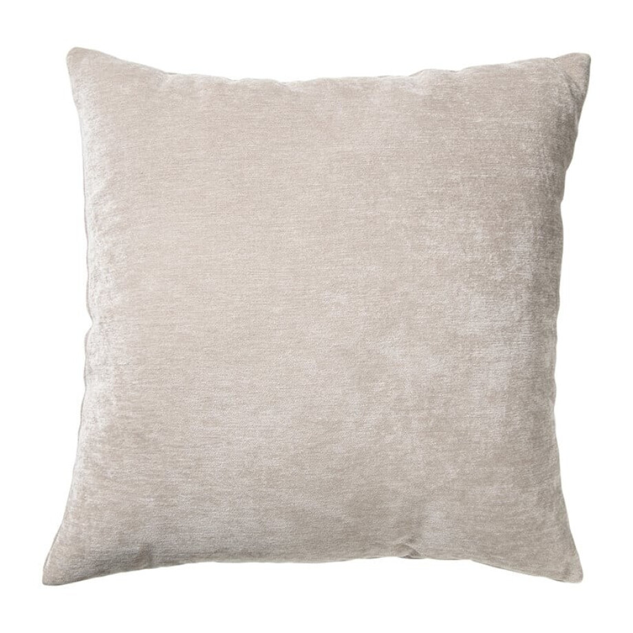 Kussen chenille - beige - 45x45 cm Kussen chenille - beige - 45x45 cm afbeelding