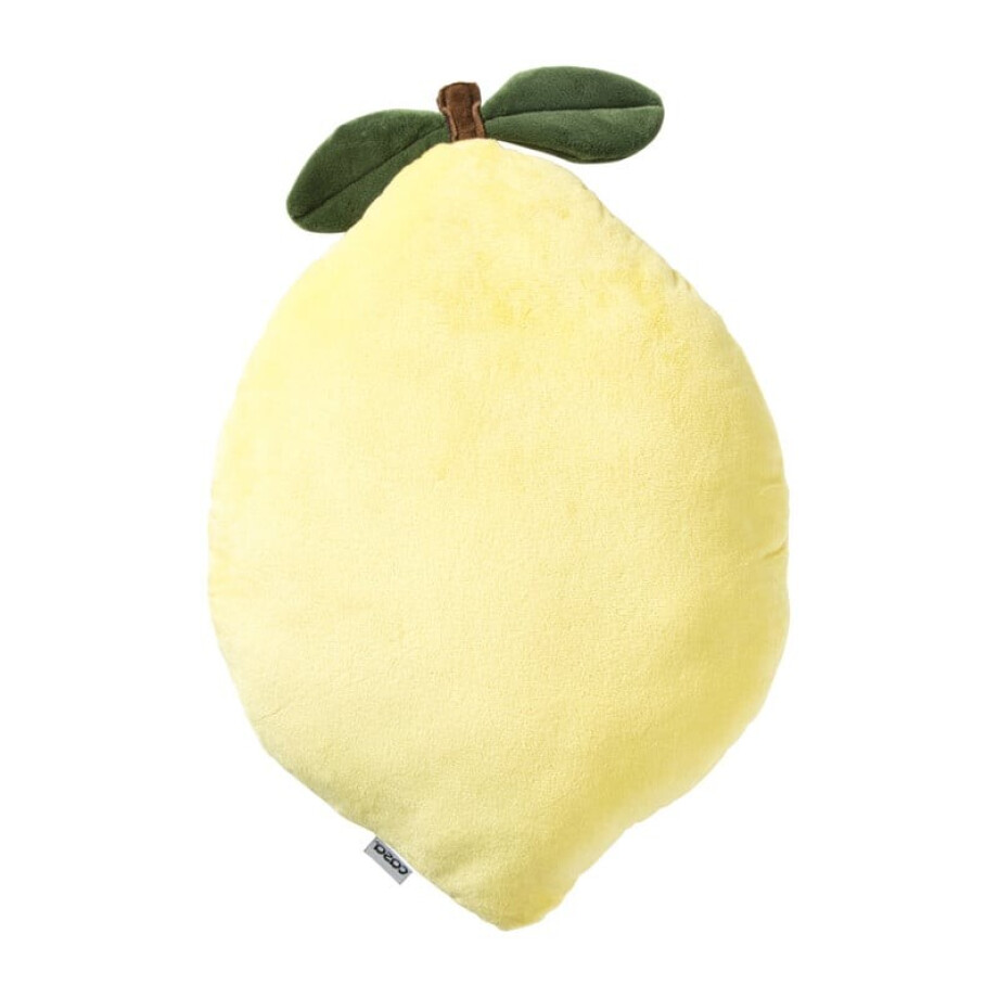 Kussen citroen - geel - 43x30 cm afbeelding 