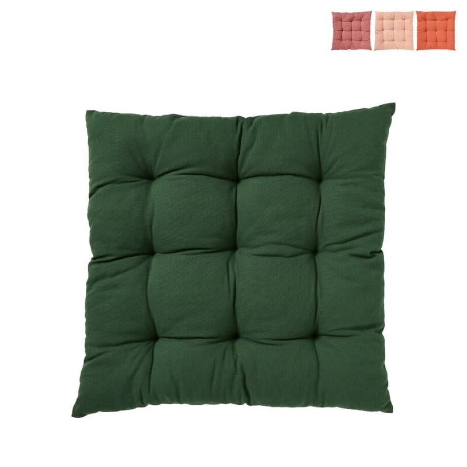 Zitkussen Marbella - multikleur - 38x38cm - diverse varianten Zitkussen Marbella - multikleur - 38x38cm - diverse varianten afbeelding