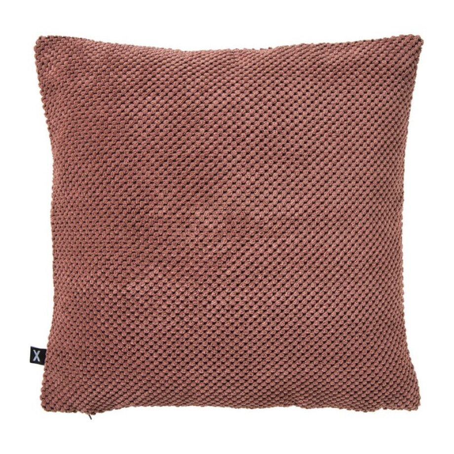 Kussen met blokjes - roze - 45x45 cm afbeelding 