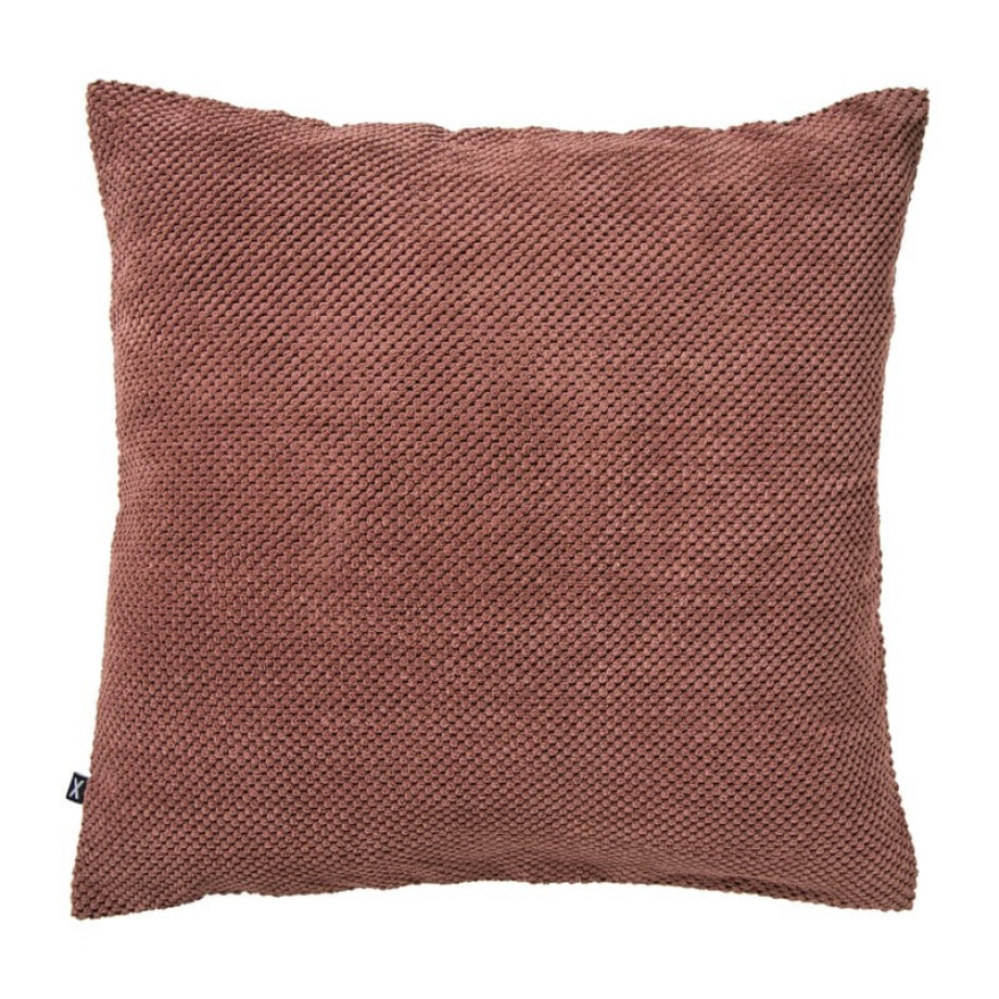 Kussen met blokjes - roze - 60x60 cm afbeelding 