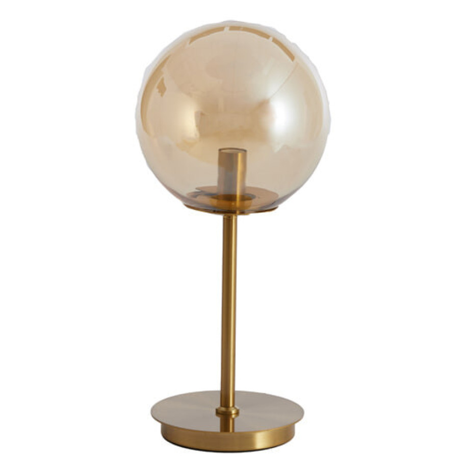 Light & Living Tafellamp 'Medina' 43cm, kleur Amber/Goud afbeelding 1