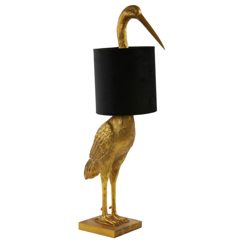 Light & Living Tafellamp 'Crane' kleur Antiek Brons/Zwart afbeelding 1