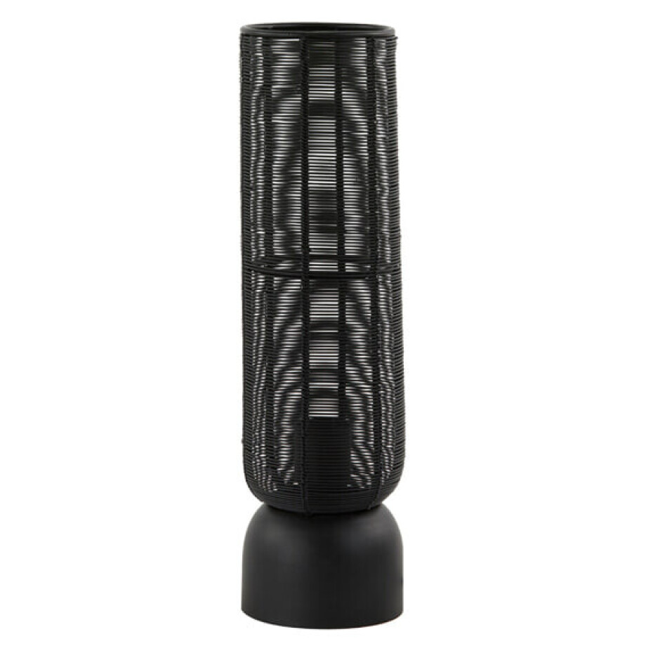 Light & Living Tafellamp 'Lezuza' 40cm, kleur Mat Zwart Light & Living Tafellamp 'Lezuza' 40cm, kleur Mat Zwart afbeelding 1