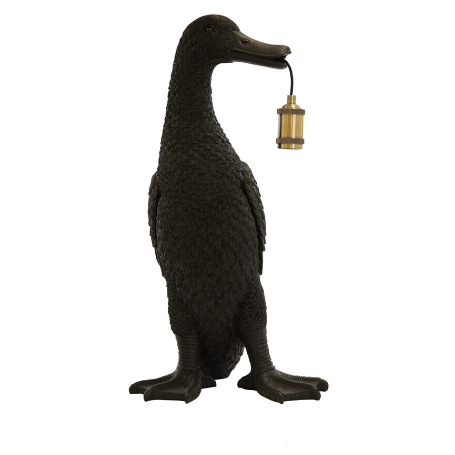 Light & Living Tafellamp 'Duck' kleur Zwart Light & Living Tafellamp 'Duck' kleur Zwart afbeelding 1
