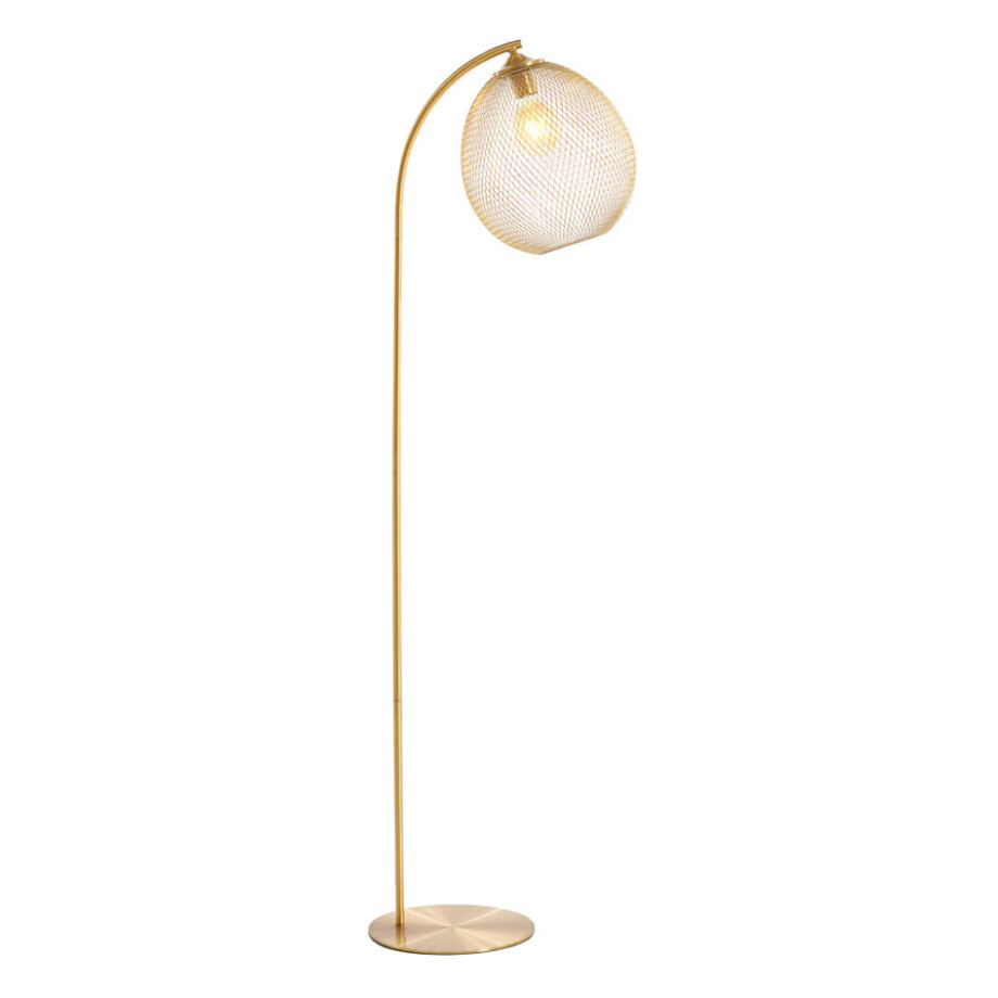 Light & Living Vloerlamp 'Moroc' 160cm hoog, kleur Goud Light & Living Vloerlamp 'Moroc' 160cm hoog, kleur Goud afbeelding 1