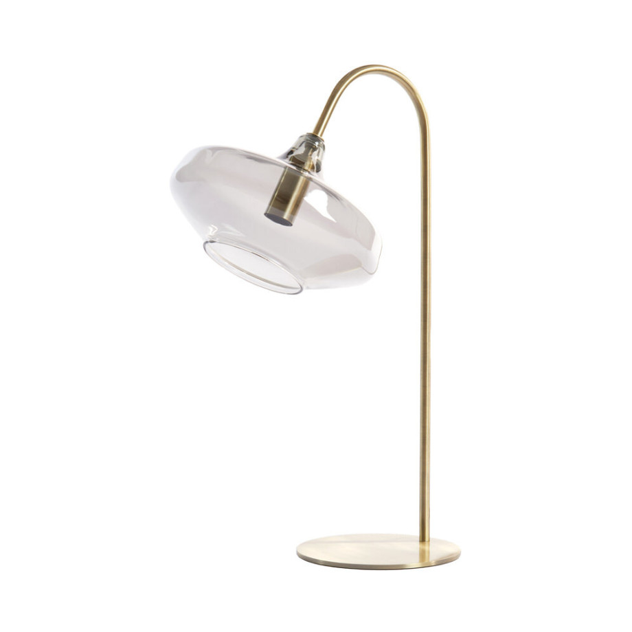 Light & Living Tafellamp 'Solna' 50cm hoog, kleur Smoke/Antiek Brons afbeelding 1