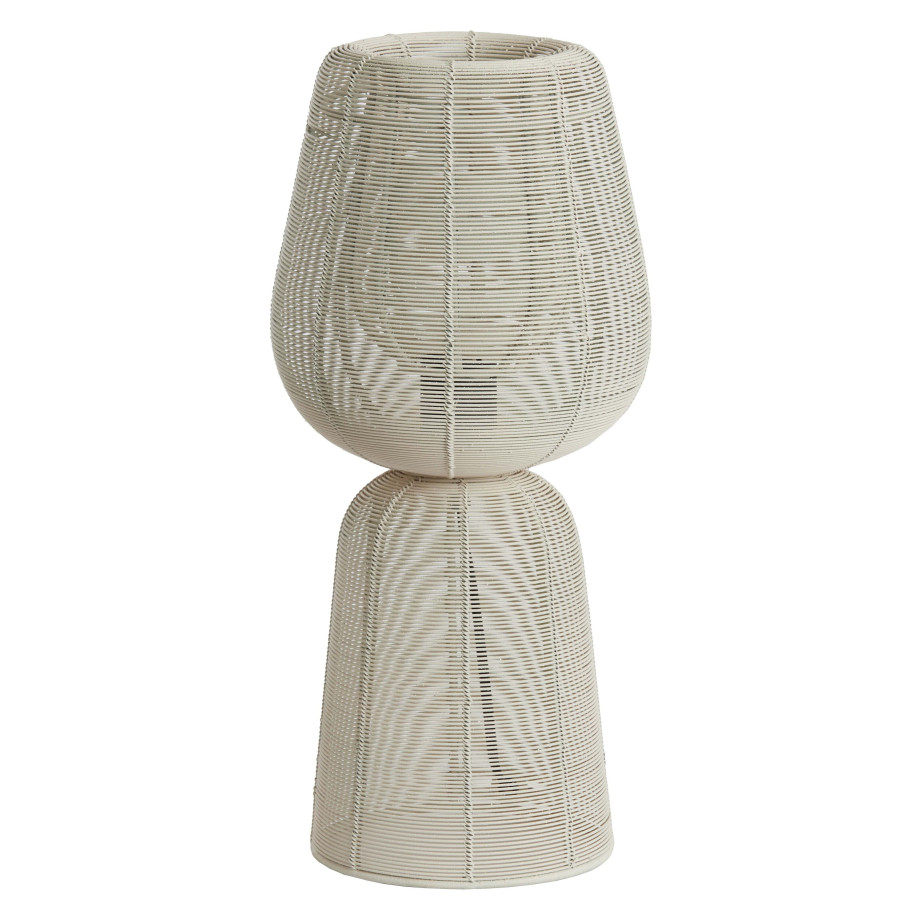 Light & Living Tafellamp 'Aboso' 42cm, kleur Crème afbeelding 1