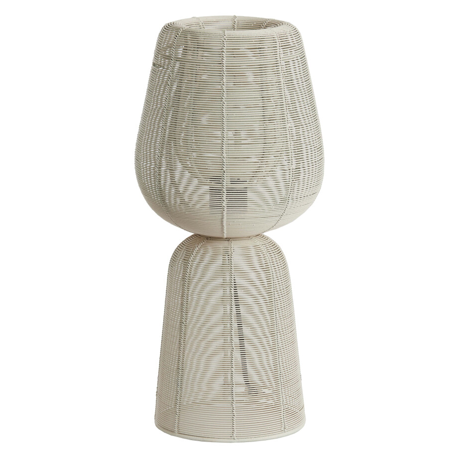 Light & Living Tafellamp 'Aboso' 42cm, kleur Crème afbeelding 1
