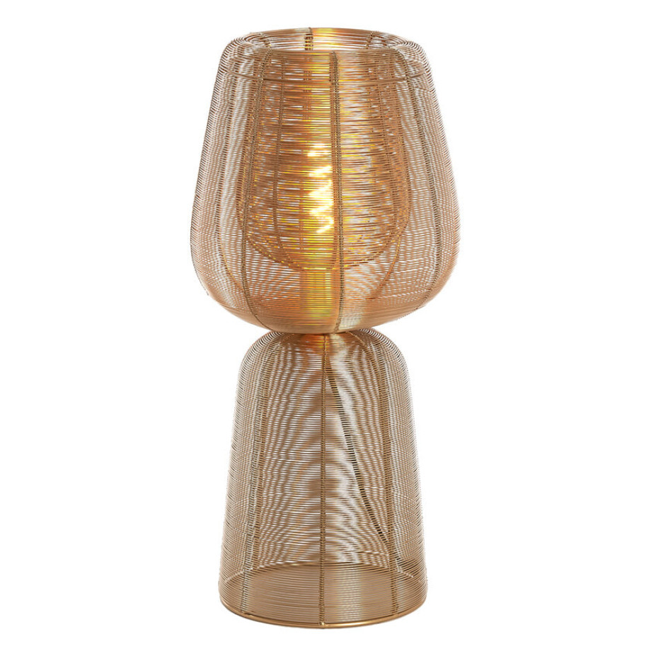 Light & Living Tafellamp 'Aboso' 54cm, kleur Goud afbeelding 1