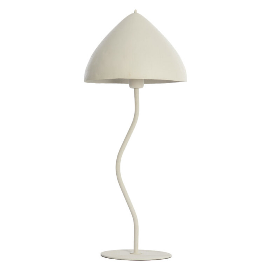 Light & Living Tafellamp 'Elimo' 67cm, kleur Mat Crème afbeelding 1