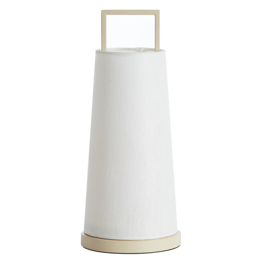 Light & Living Tafellamp 'Fyon' 38cm hoog, kleur Beige afbeelding 