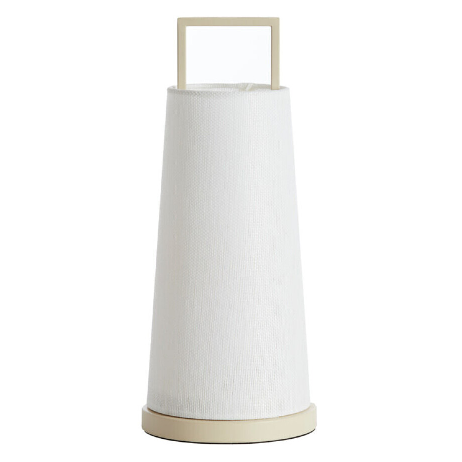 Light & Living Tafellamp 'Fyon' 38cm hoog, kleur Beige Light & Living Tafellamp 'Fyon' 38cm hoog, kleur Beige afbeelding
