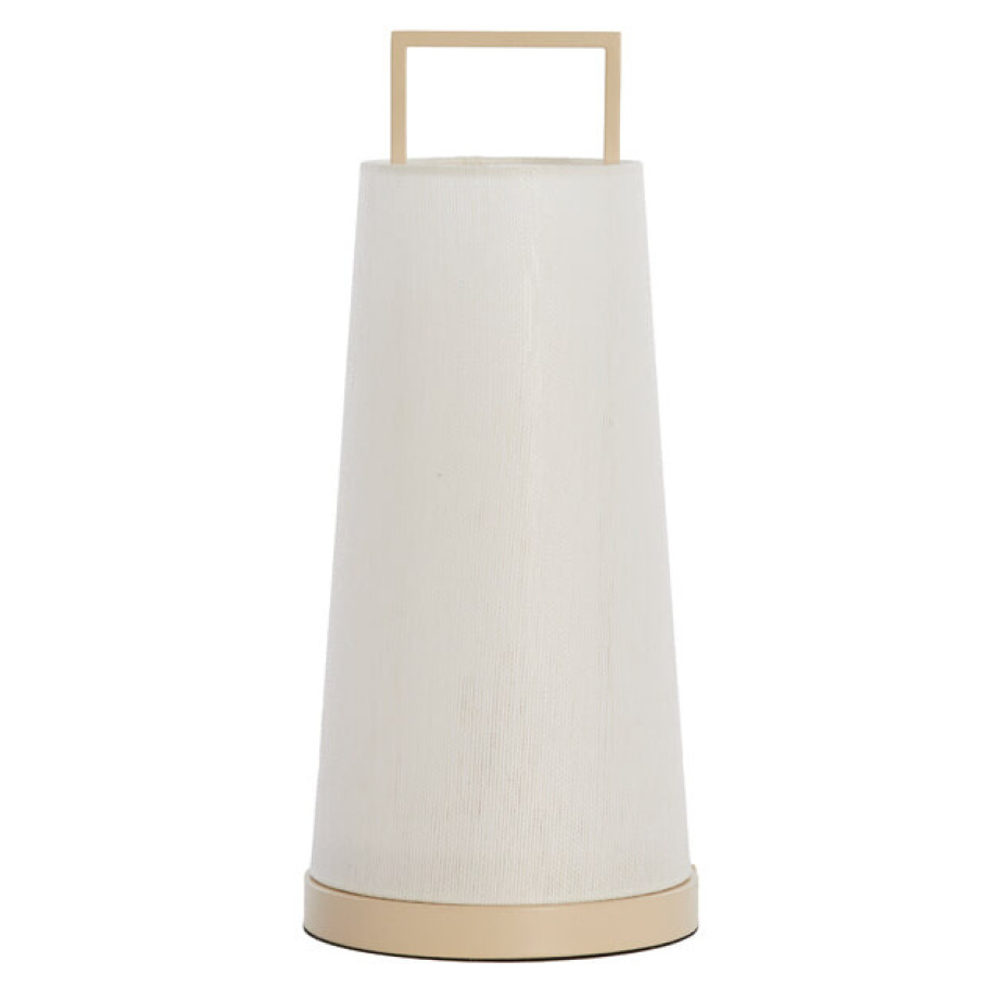 Light & Living Tafellamp 'Fyon' 45cm hoog, kleur Beige afbeelding 1