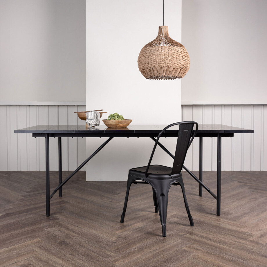 Nohr Eettafel 'Aundra' MDF, 200 x 90cm afbeelding 1