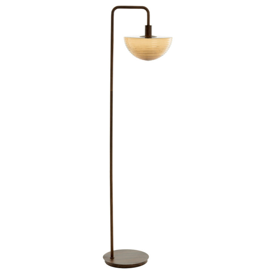 Light & Living Vloerlamp 'Baylie' 165cm, kleur Bruin afbeelding 1