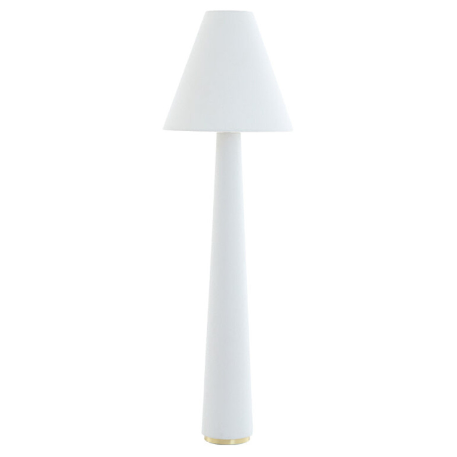 Light & Living Vloerlamp 'Devia' Bouclé, 168cm, kleur Wit afbeelding 1