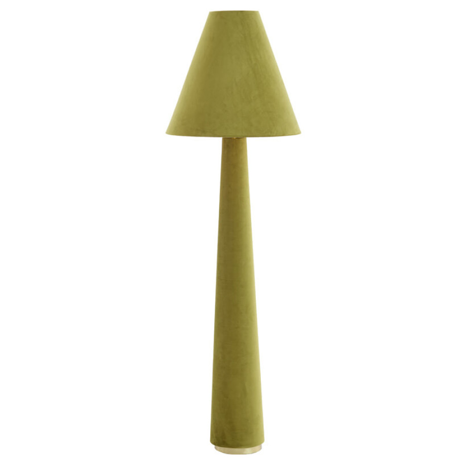 Light & Living Vloerlamp 'Devia' Velvet, 168cm, kleur Groen afbeelding 1