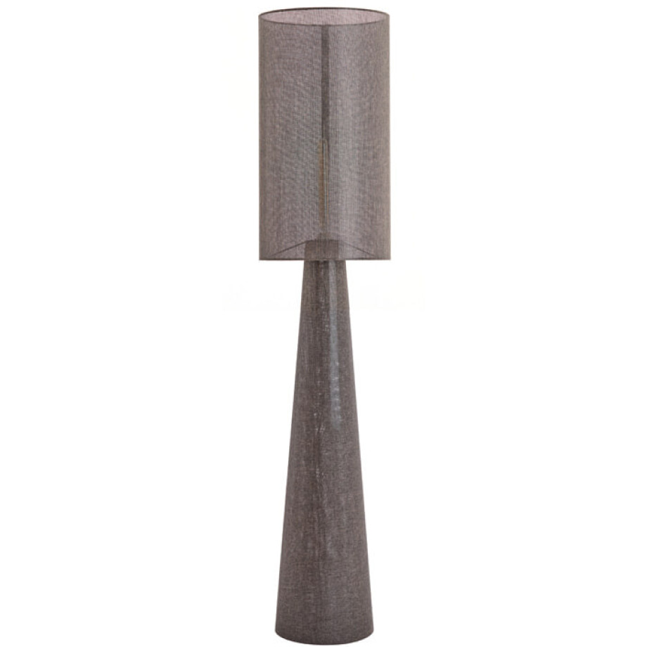 Light & Living Vloerlamp 'Micky' Linnenlook, 180cm, kleur Bruin afbeelding 1