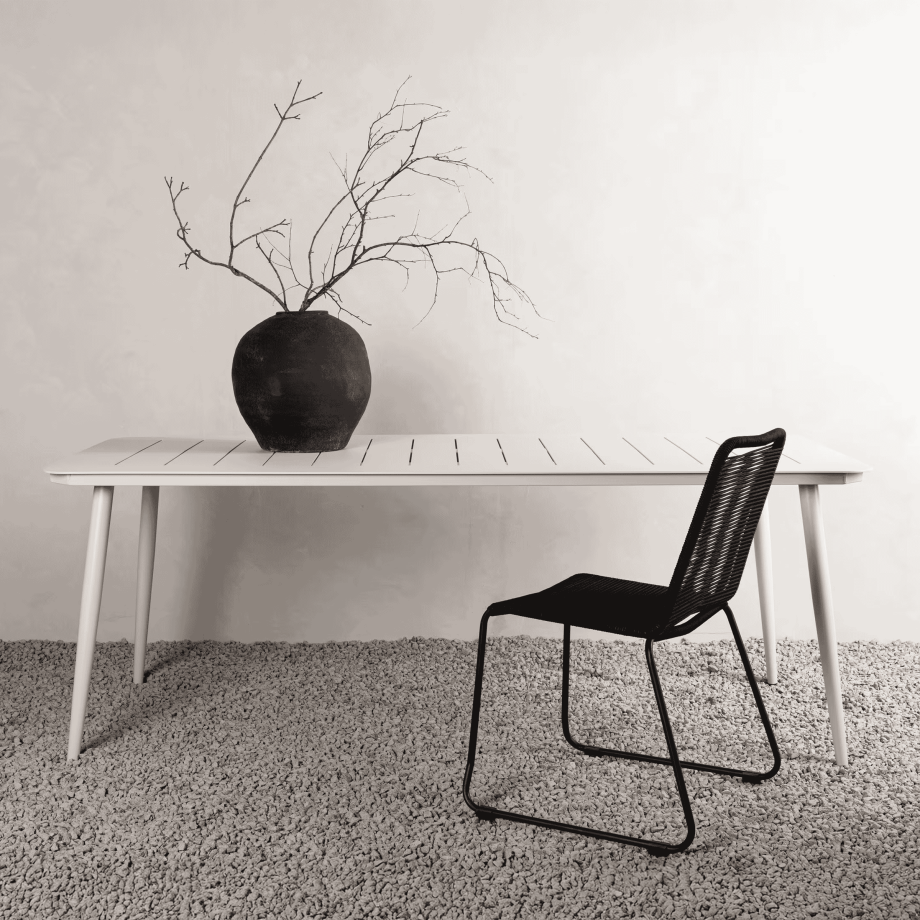 Nohr Tuintafel 'Adon' 200 x 90cm kleur Beige afbeelding 1