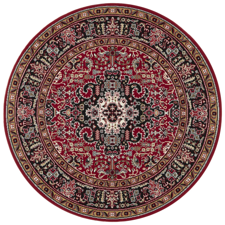 Vloerkleed Skazar Isfahan rond | Nouristan afbeelding 1