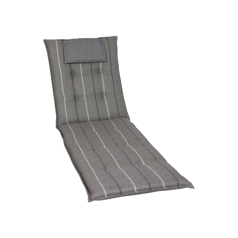GO-DE Textil Tuinkussen (Stoelkussen voor een ligbed, Grijs) GO-DE Textil Tuinkussen (Stoelkussen voor een ligbed, Grijs) afbeelding 1