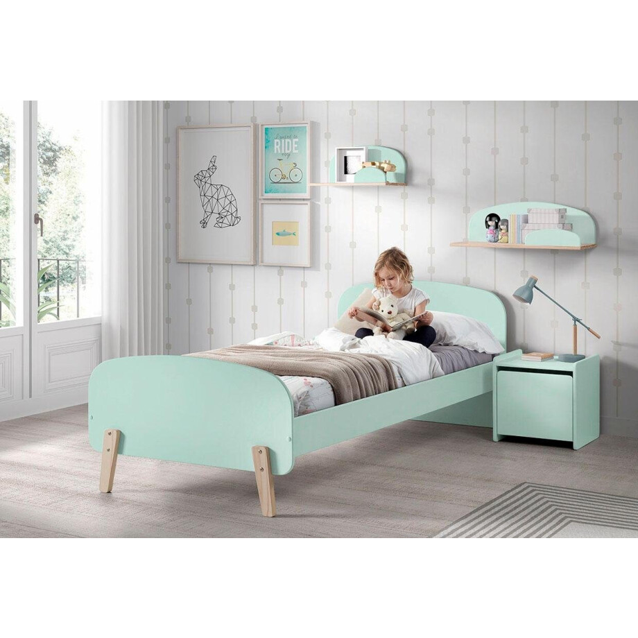Vipack Kinderledikant Kiddy, incl. lattenbodem, ligoppervlak 90/200 cm afbeelding 1