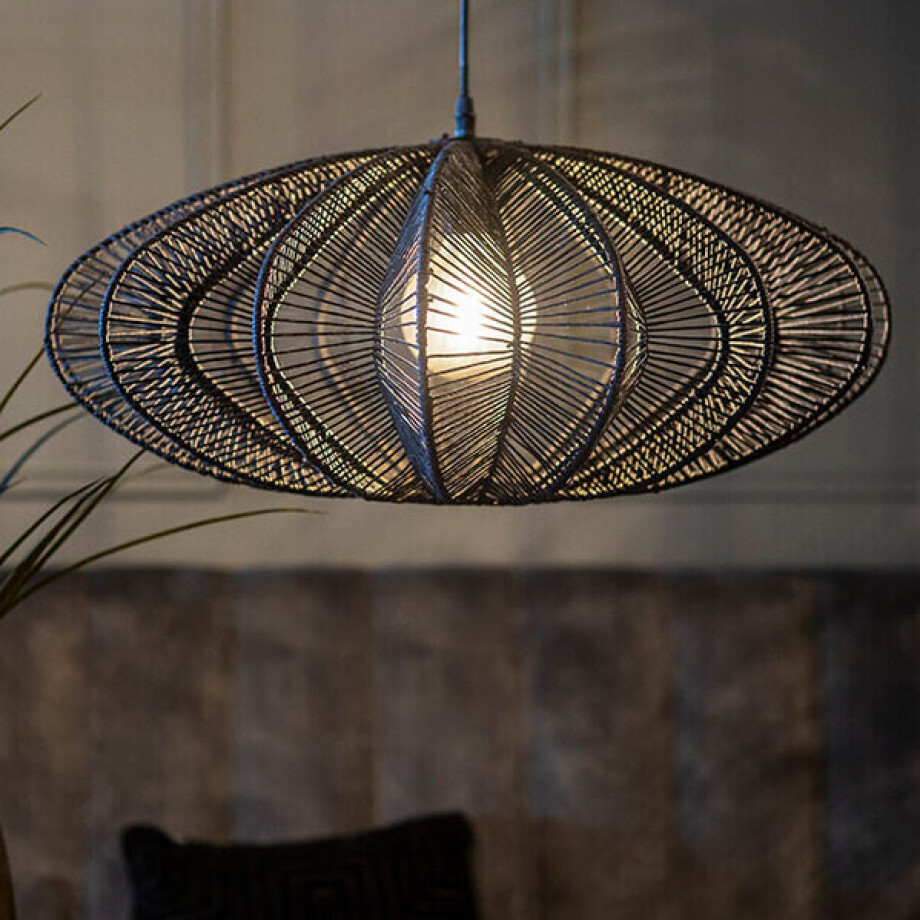 By-Boo Hanglamp 'Nimbus' kleur Zwart afbeelding 1