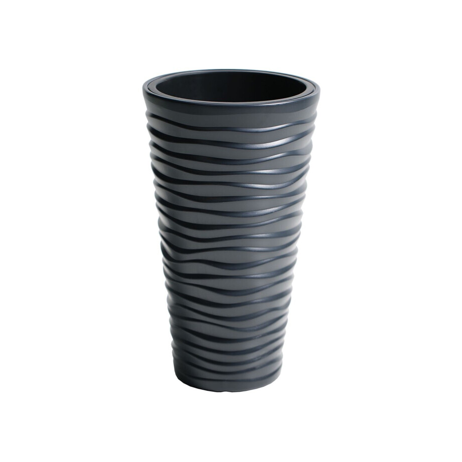 Prosperplast Bloempot (Antraciet, 35 x 35 x 62 cm) afbeelding 1