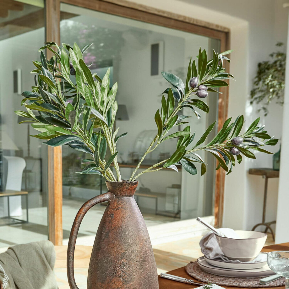 Kunst olijftak set van 2 Olives Kunst olijftak set van 2 Olives afbeelding