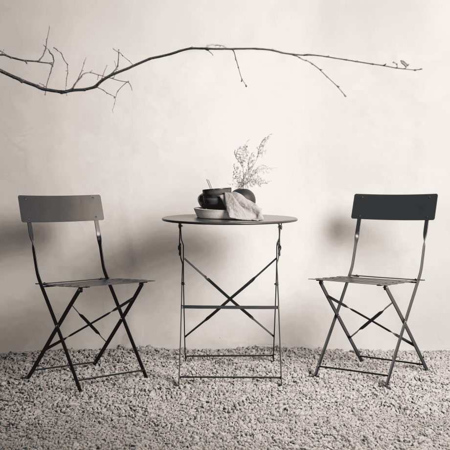 Nohr Bistroset 'Charee' kleur Donkergrijs afbeelding 1