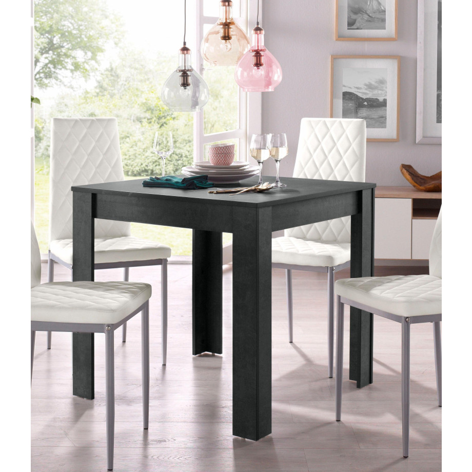 INOSIGN Eettafel Lynn van houtmateriaal, breedte 80 cm afbeelding 1