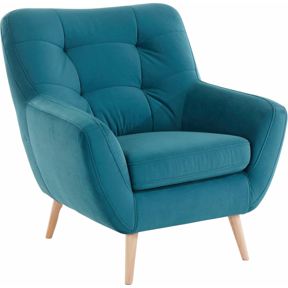 exxpo - sofa fashion Fauteuil Scandi, loungesessel met geweldig zitcomfort, hoogwaardige bekleding (set) afbeelding 1