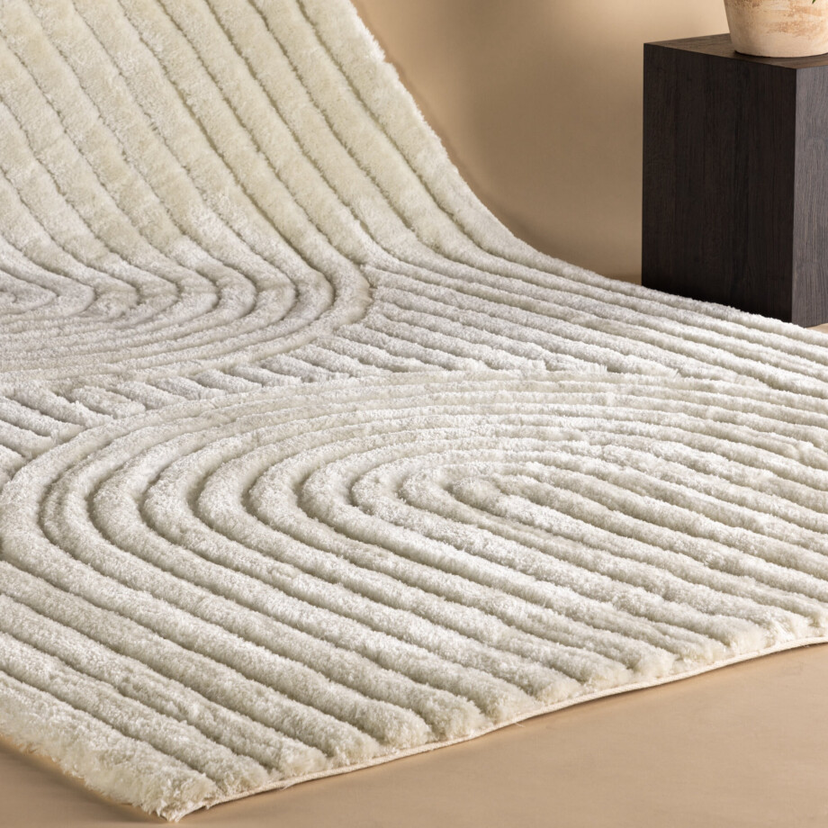 Nohr Vloerkleed 'Larie' 200 x 290cm, kleur Off White afbeelding 1