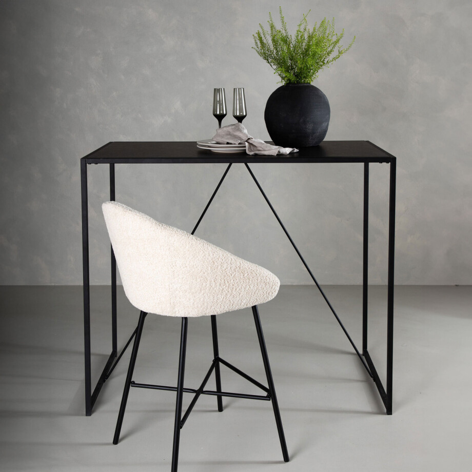 Nohr Bartafel 'Dionicia' 120 x 60cm, kleur Zwart afbeelding 1