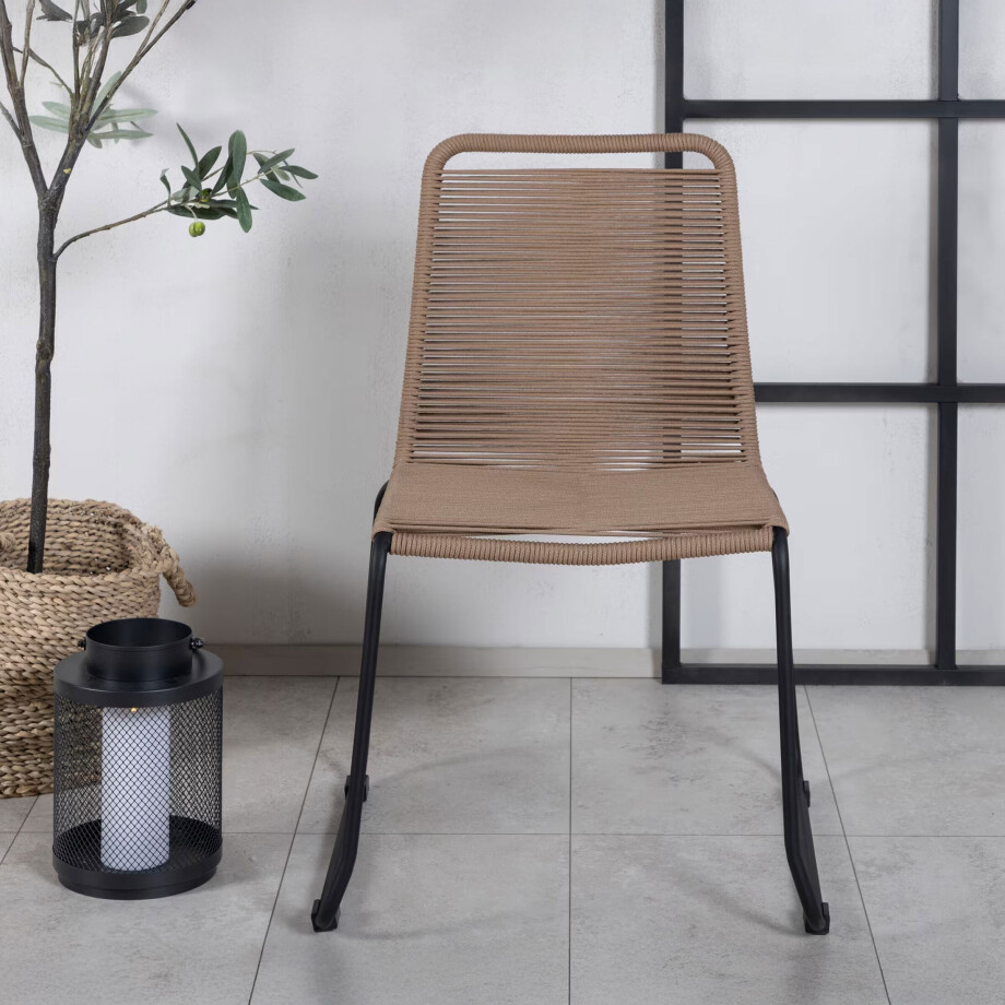 Nohr Tuinstoel 'Karlene' kleur Bruin Nohr Tuinstoel 'Karlene' kleur Bruin afbeelding 1