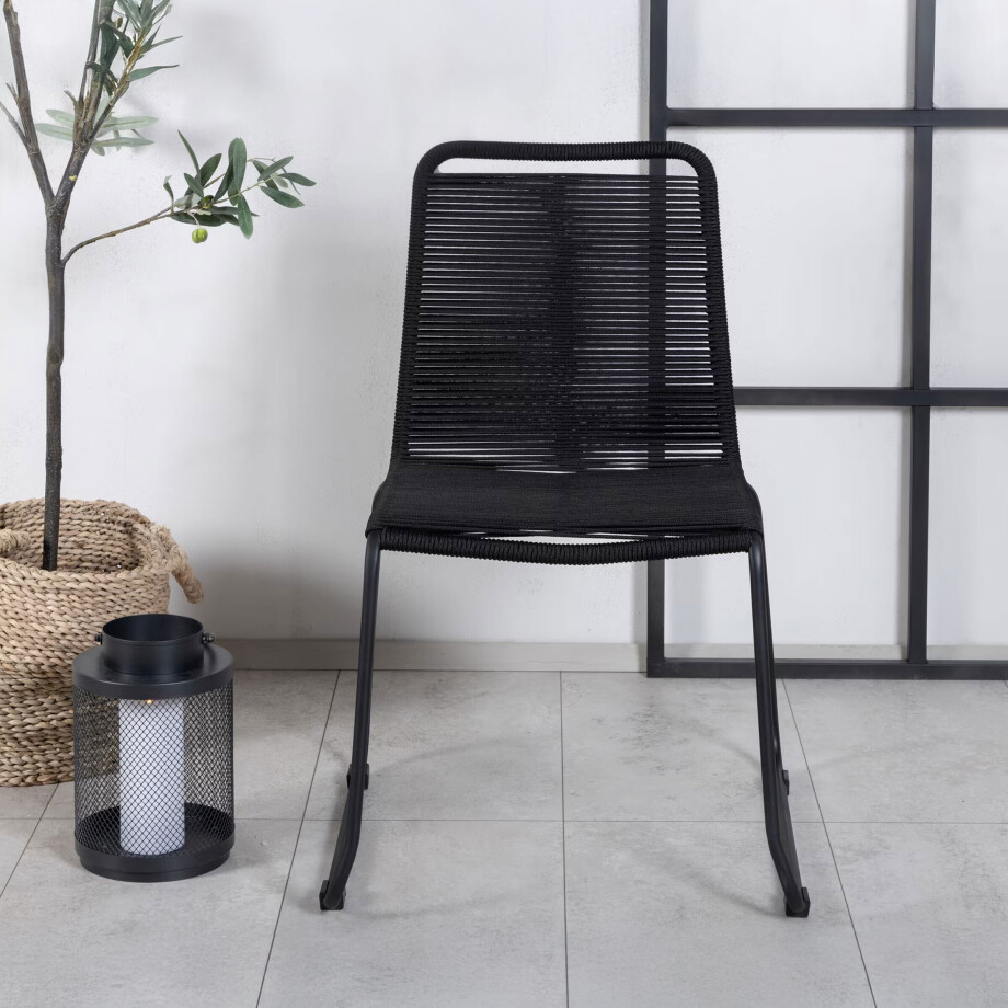 Nohr Tuinstoel 'Karlene' kleur Zwart Nohr Tuinstoel 'Karlene' kleur Zwart afbeelding 1